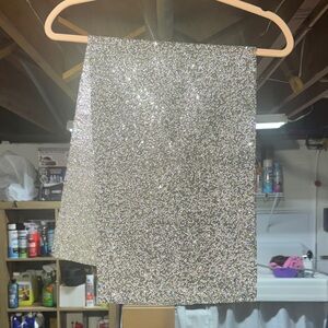 Sparkling Silver 36” table runner